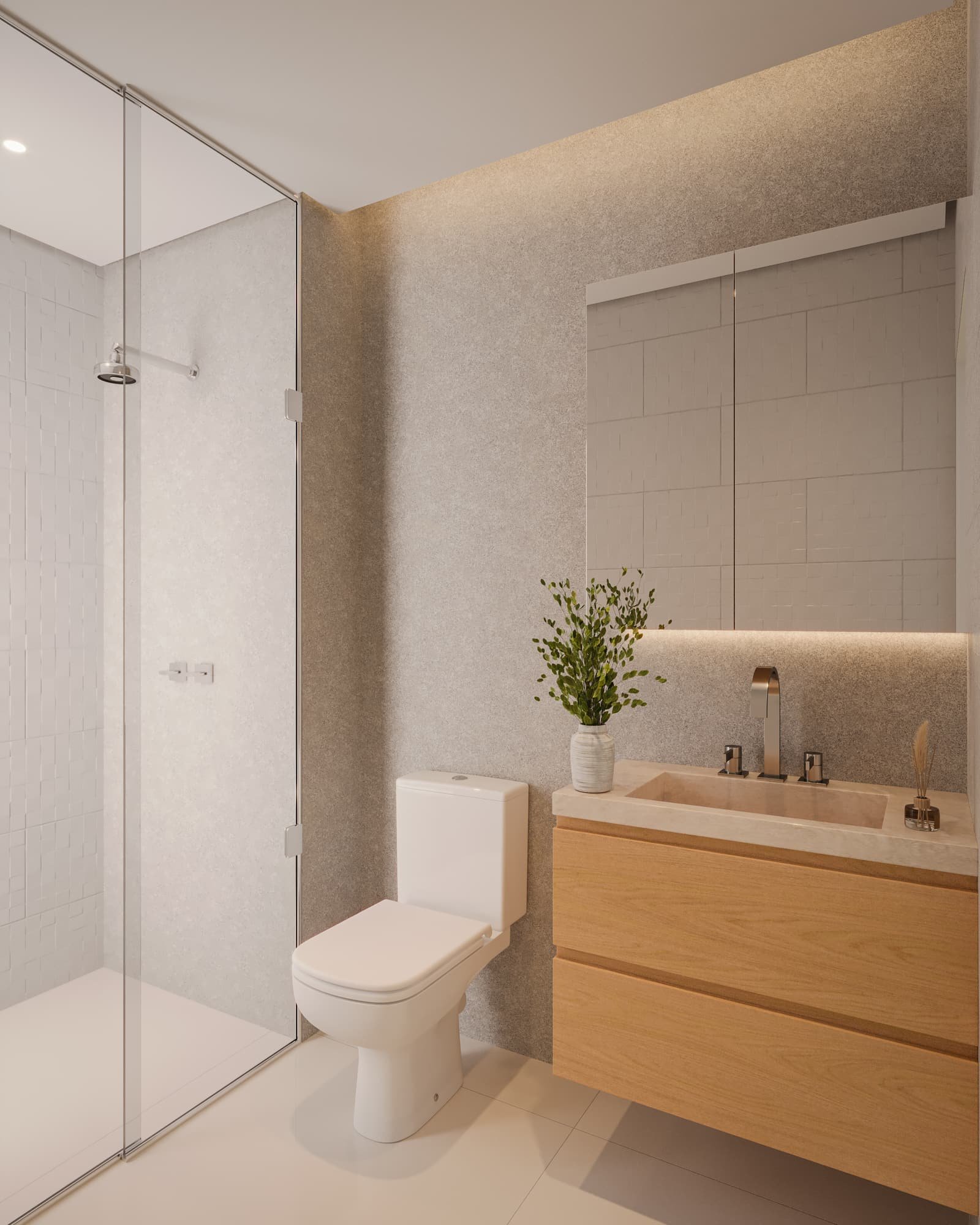 Banheiro Infantil — Apartamento M|F, Brooklin — ML Arquitetos Associados